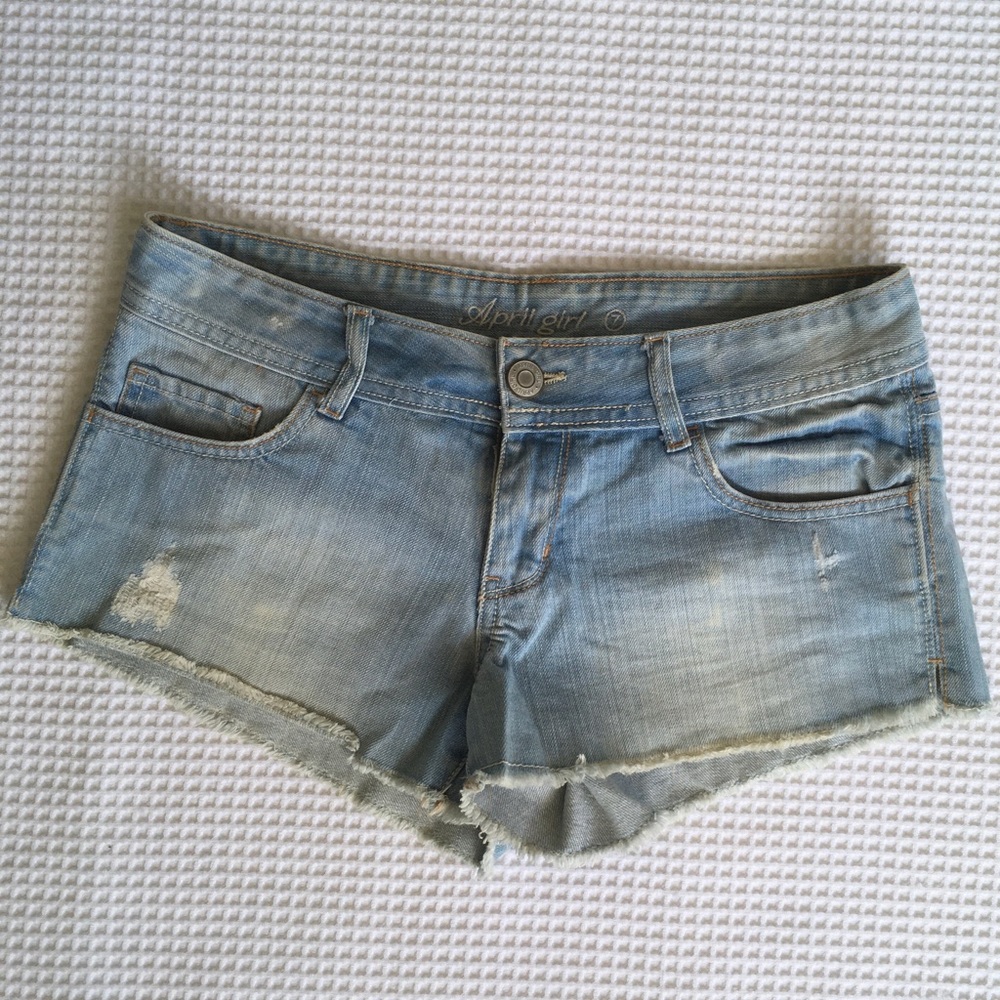 April Girl denim shorts